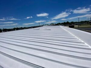 commercial roofing project